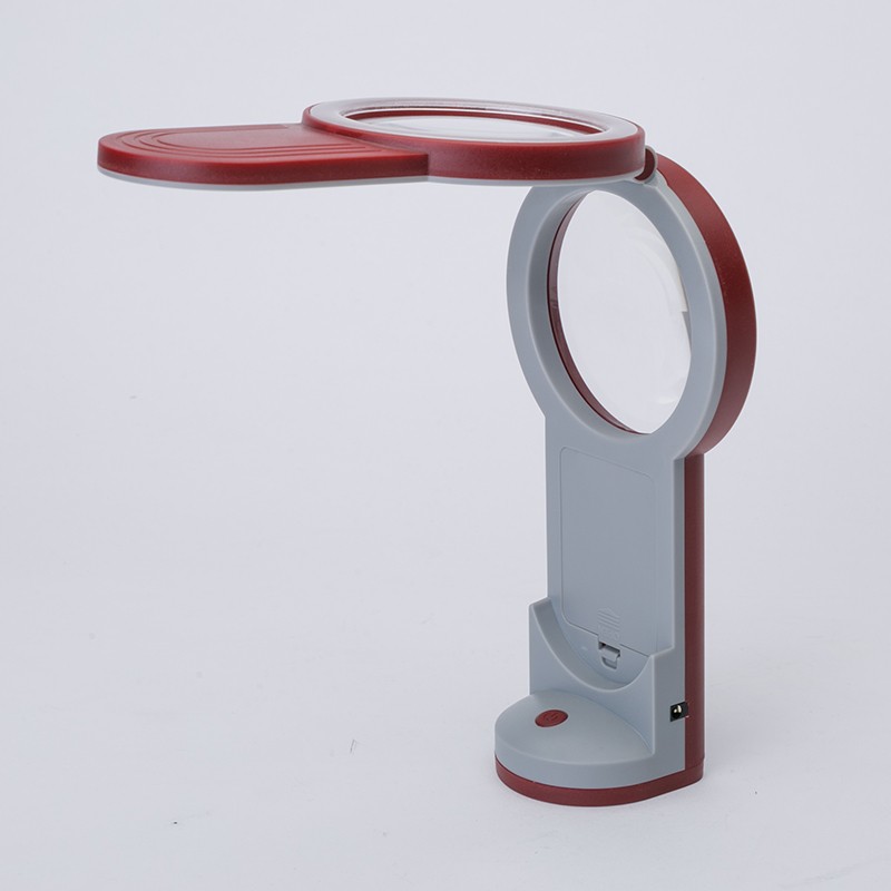 Booklight magnification with USB desktop optical lens with led 