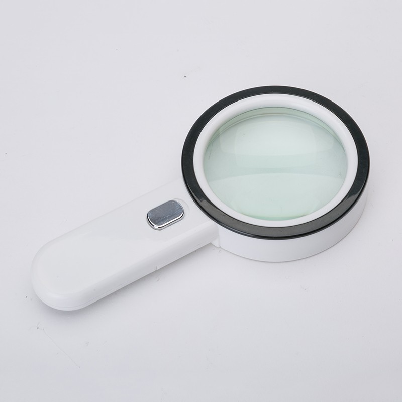  Factory portable handheld magnifier with 12 LED light led lighting 