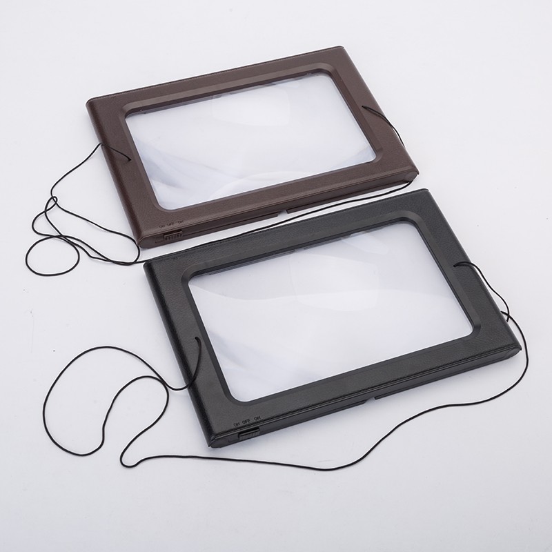 Multifuntional desktop magnifier 3x with 6 Led lights
