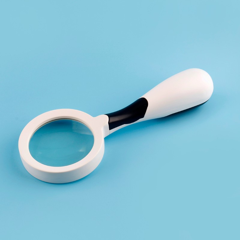New arrival handheld magnifier 4X with led diameter 65mm