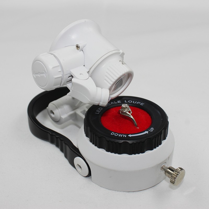 New design jewelry magnifier loupe with led light 15x/20x/25x