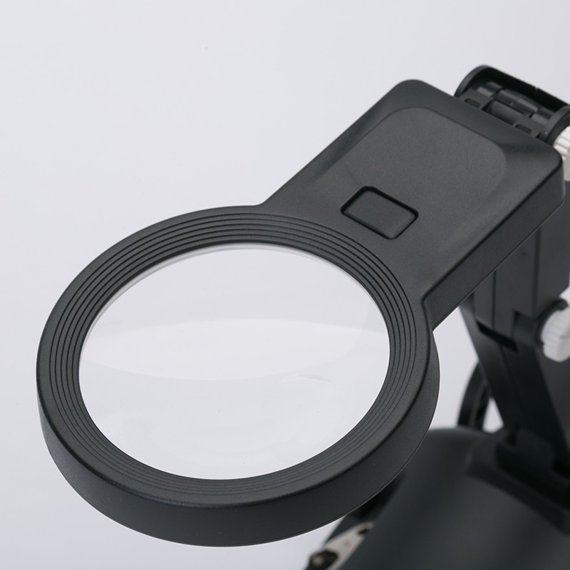 Multifuntional desktop LED magnifier 3x/4.5x  with USB