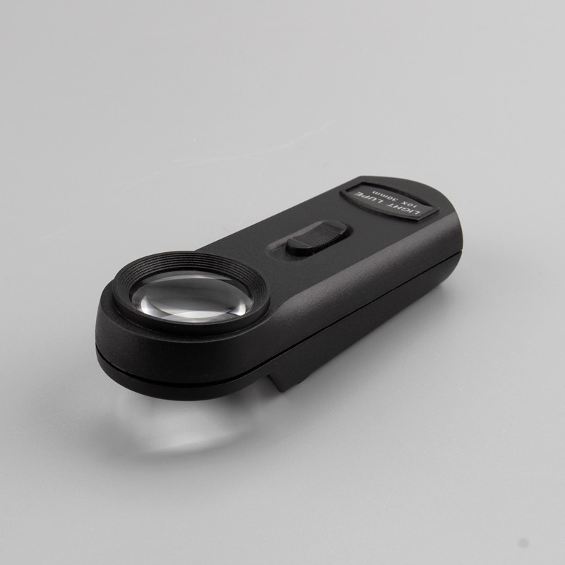 10X portable magnifier pocket magnifier with led