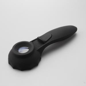 30X20mm high definition handheld magnifier with 6 led light for promotion gift