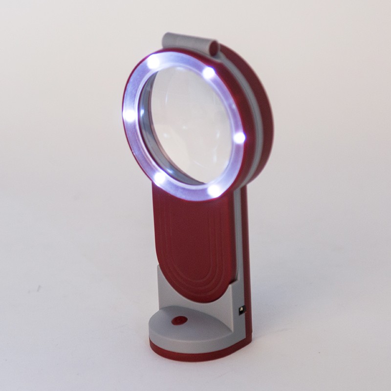 Booklight magnification with USB desktop optical lens with led 