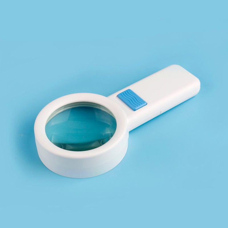 Handheld magnifier with 10 led light 10x