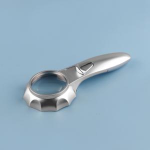 Hot sale handheld magnifying glass with led lamp 