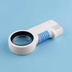 Hot sale multifunction portable magnifier with led lights 8X