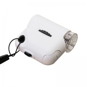 Mini portable microscope with led and UV lights 55x