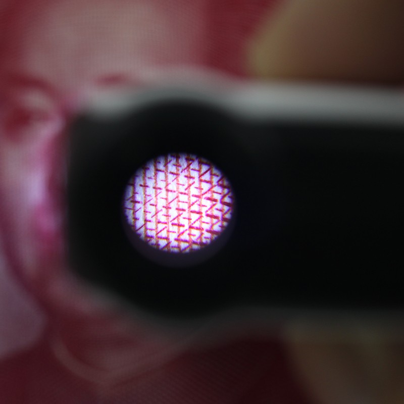 Mini portable microscope with led and UV lights 55x