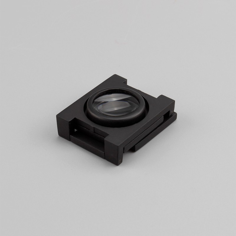 New design Mini Metal Linen tester magnifier Folding Magnifying Glass 20*15MM