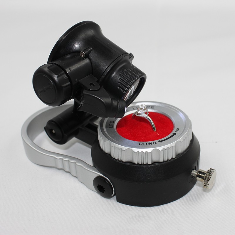 New design jewelry magnifier loupe with led light 15x/20x/25x