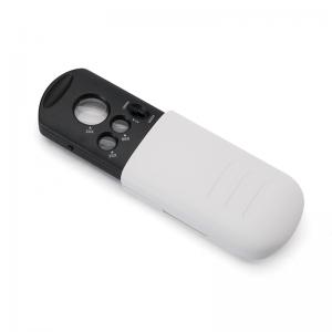 New design pocket magnifer 25x/30x/55x portable magnifying glass with led light and UV