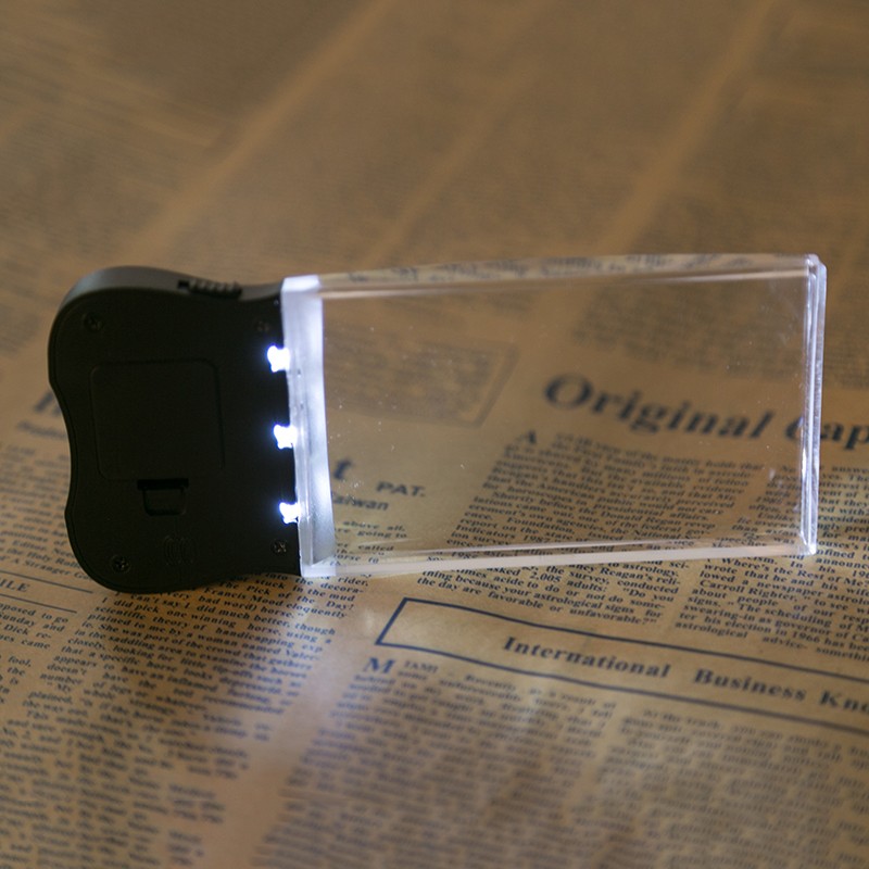 New fashion handheld magnifier with led lighting 