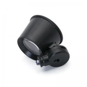 Small size magnifying glass 6x with LED lamp for repairing clocks or watches