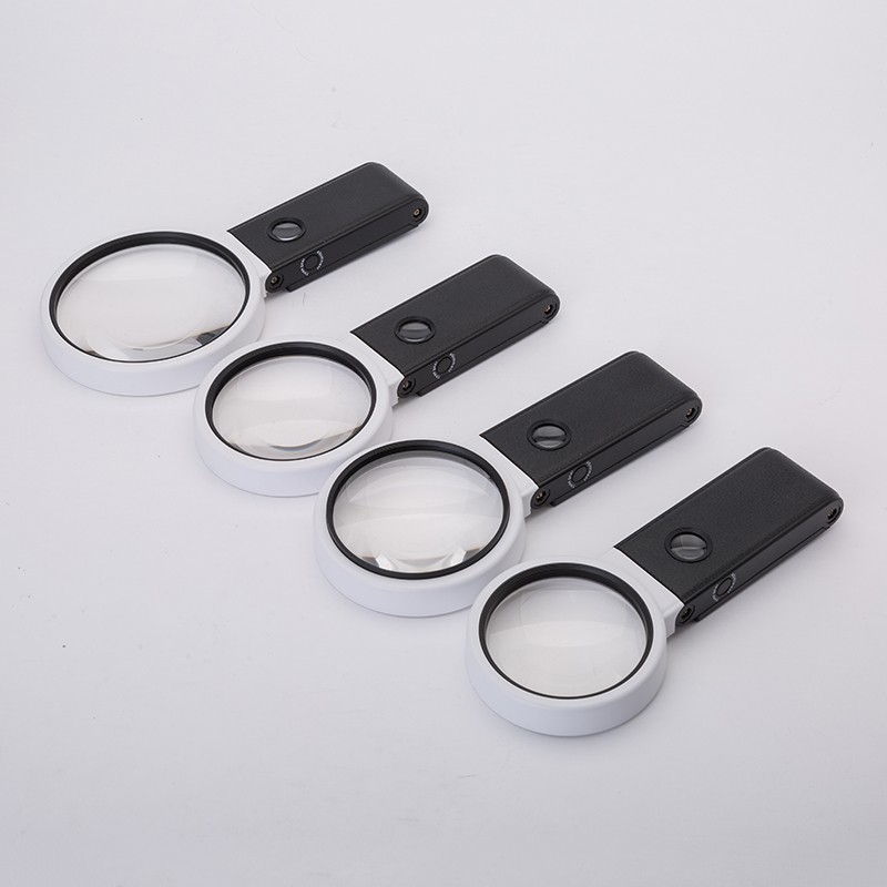 TH-7018B Lamp With Magnifying Glass, Handheld Magnifying Glass With Led Light