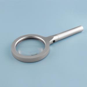 Zinc Alloy 12 LED Lights Reading Magnifying Glass  handheld magnifier 2.5/5X85MM